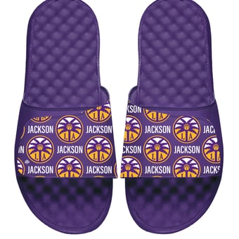 Unisex ISlide Rickea Jackson Los Angeles Sparks Team Pattern Slide Sandals