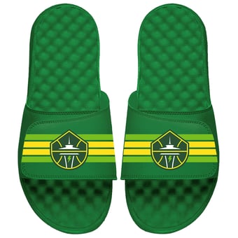 Unisex ISlide Kelly Green Seattle Storm Varsity Stripes Slide Sandals