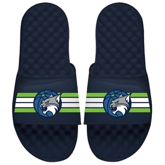 Unisex ISlide Navy Minnesota Lynx Varsity Stripes Slide Sandals