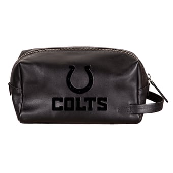 Indianapolis Colts Hybrid Leather Lined Dopp Toiletry Bag