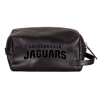Jacksonville Jaguars Hybrid Leather Lined Dopp Toiletry Bag