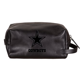 Dallas Cowboys Hybrid Leather Lined Dopp Toiletry Bag