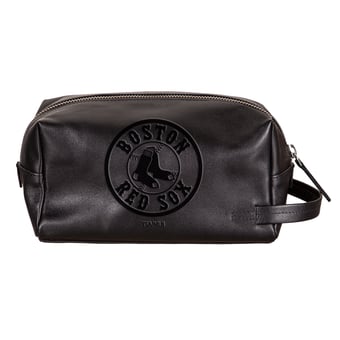 Boston Red Sox Hybrid Leather Lined Dopp Toiletry Bag