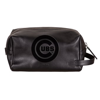 Chicago Cubs Hybrid Leather Lined Dopp Toiletry Bag