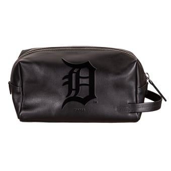 Detroit Tigers Hybrid Leather Lined Dopp Toiletry Bag