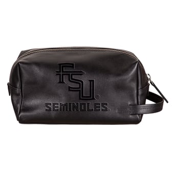 Florida State Seminoles Hybrid Leather Lined Dopp Toiletry Bag