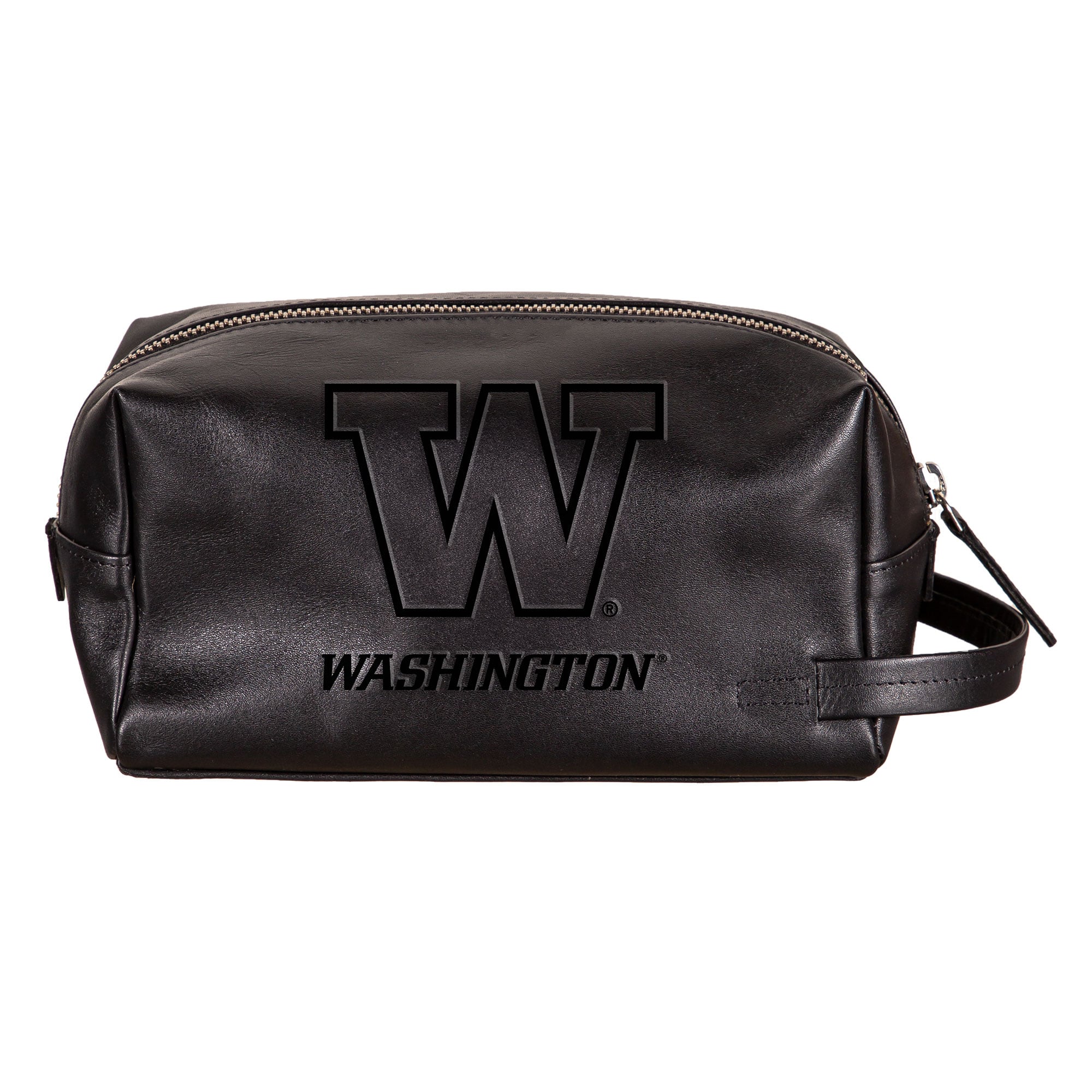 Washington Huskies Hybrid Leather Lined Dopp Toiletry Bag