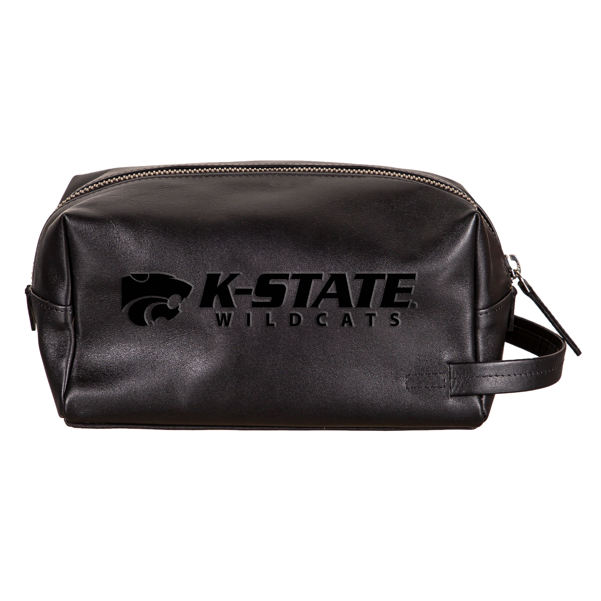Kansas State Wildcats Hybrid Leather Lined Dopp Toiletry Bag