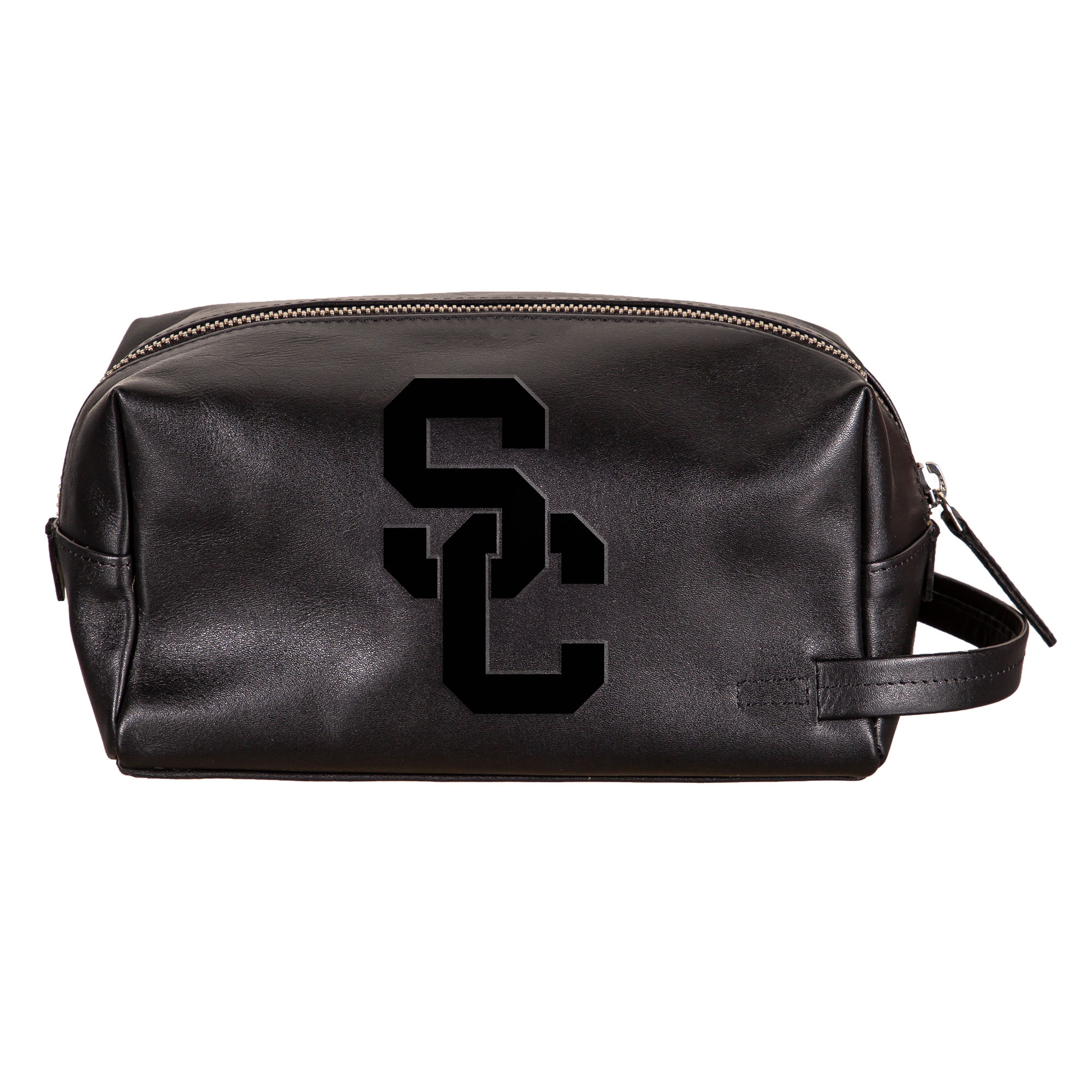 USC Trojans Hybrid Leather Lined Dopp Toiletry Bag