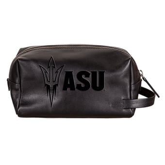 Arizona State Sun Devils Hybrid Leather Lined Dopp Toiletry Bag
