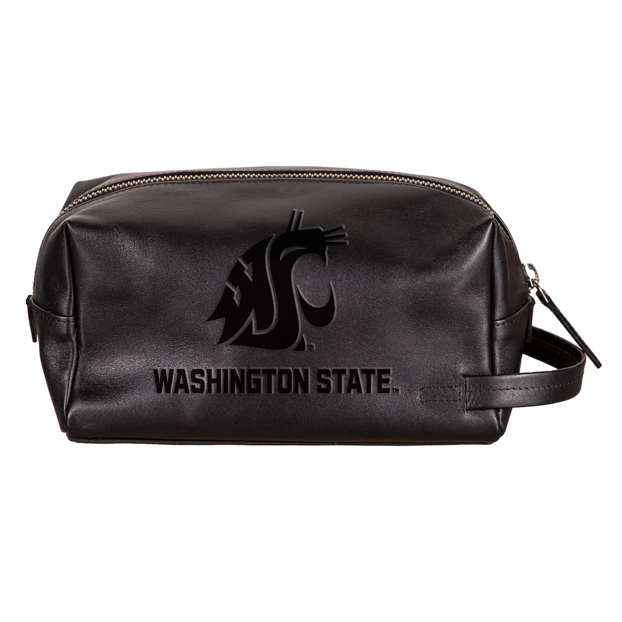 Washington State Cougars Hybrid Leather Lined Dopp Toiletry Bag