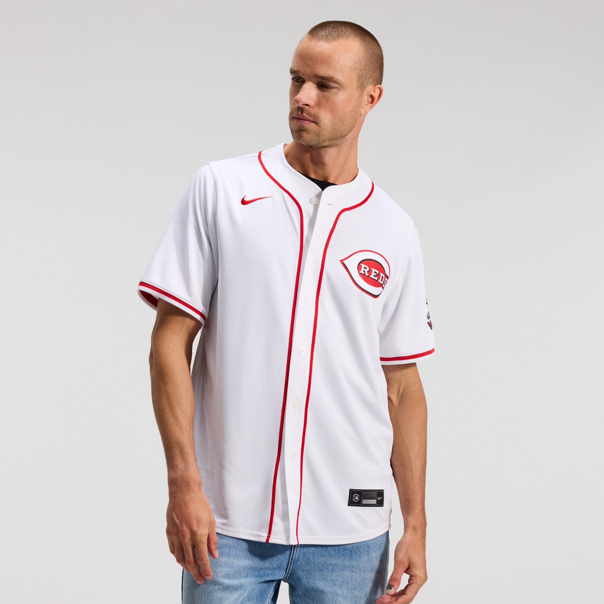 Men's Nike White Cincinnati Reds Home Limited Jersey