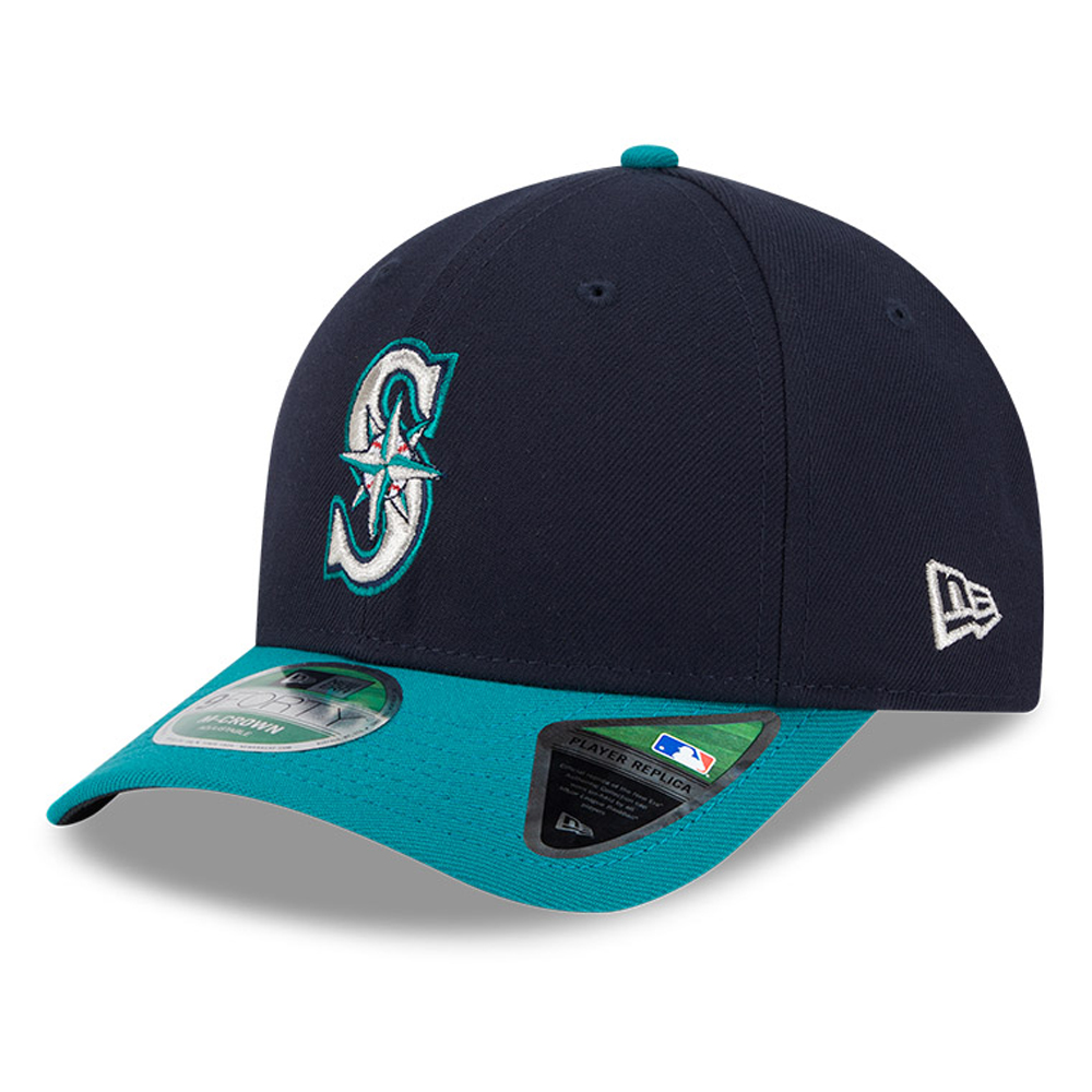 Men’s New Era Navy Seattle Mariners Player Replica 9FORTY Adjustable Hat Men’s New Era Navy Seattle Mariners Player Replica 9FORTY Adjustable Hat