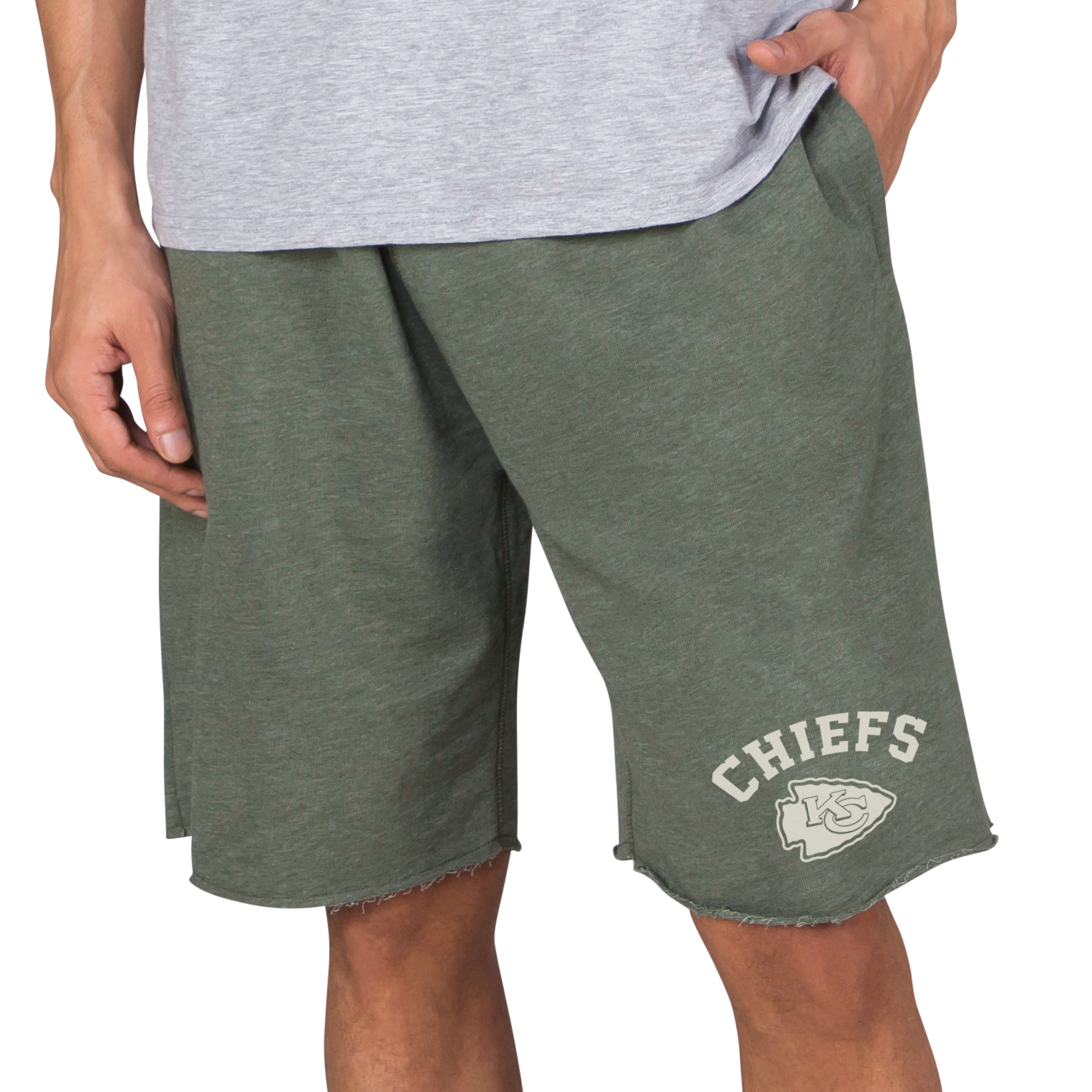 Concepts Sport Men's Green Kansas City Chiefs Mainstream Tri-Blend Shorts - Green