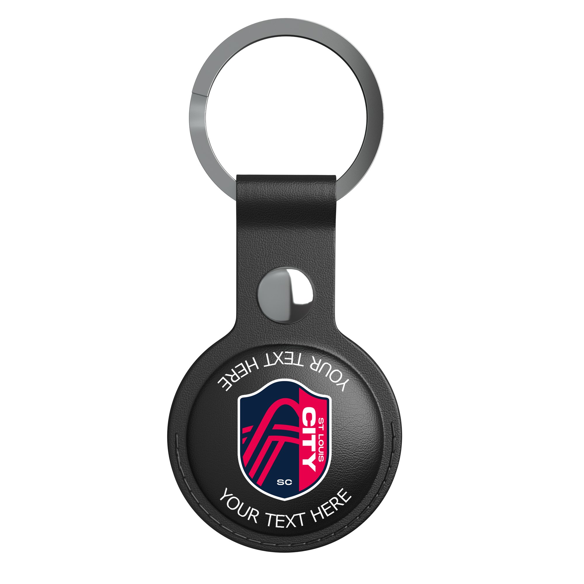 Keyscaper St. Louis City SC Personalized Insignia AirTag Holder