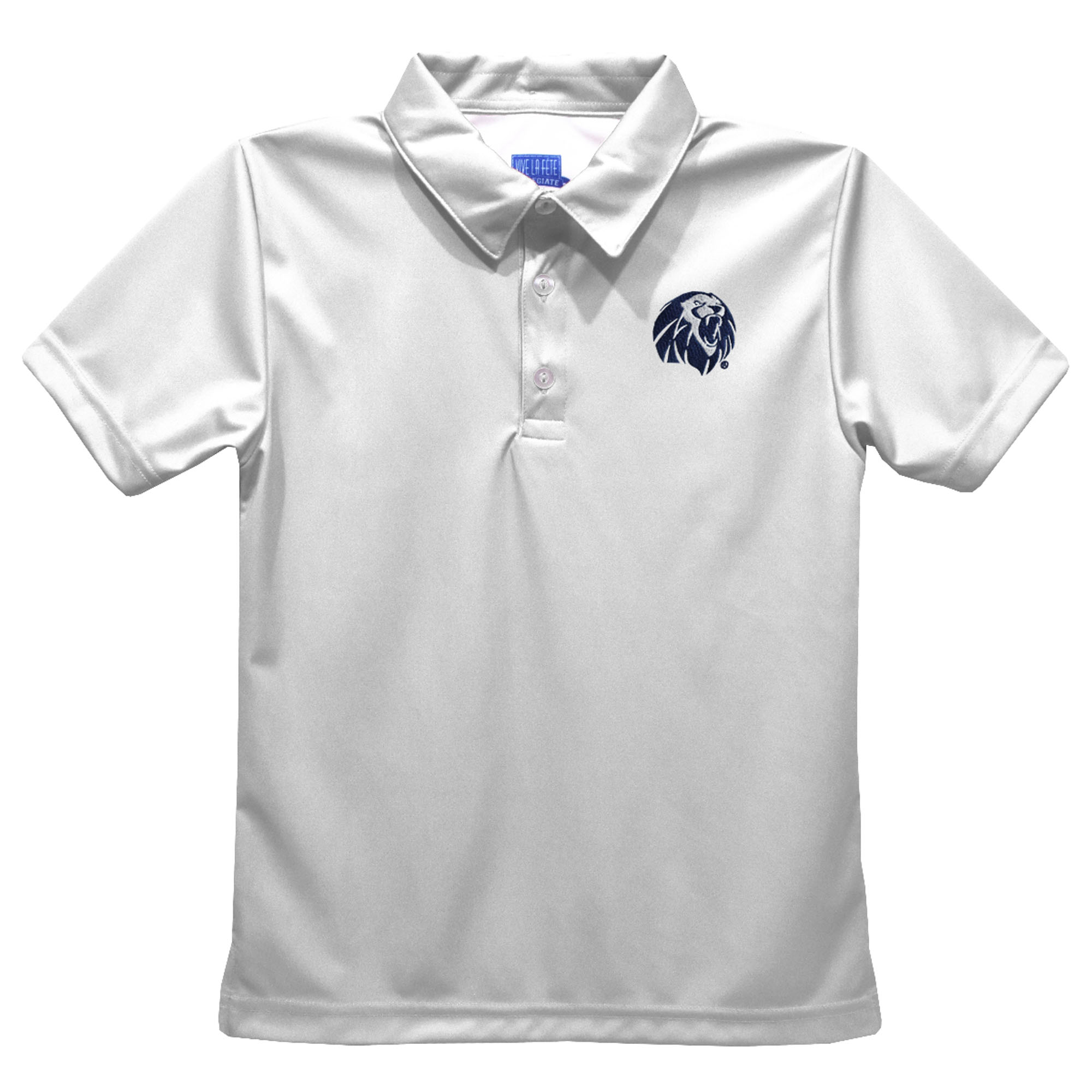 Toddler Vive La Fete  White Arkansas Fort Smith Lions Solid Polo