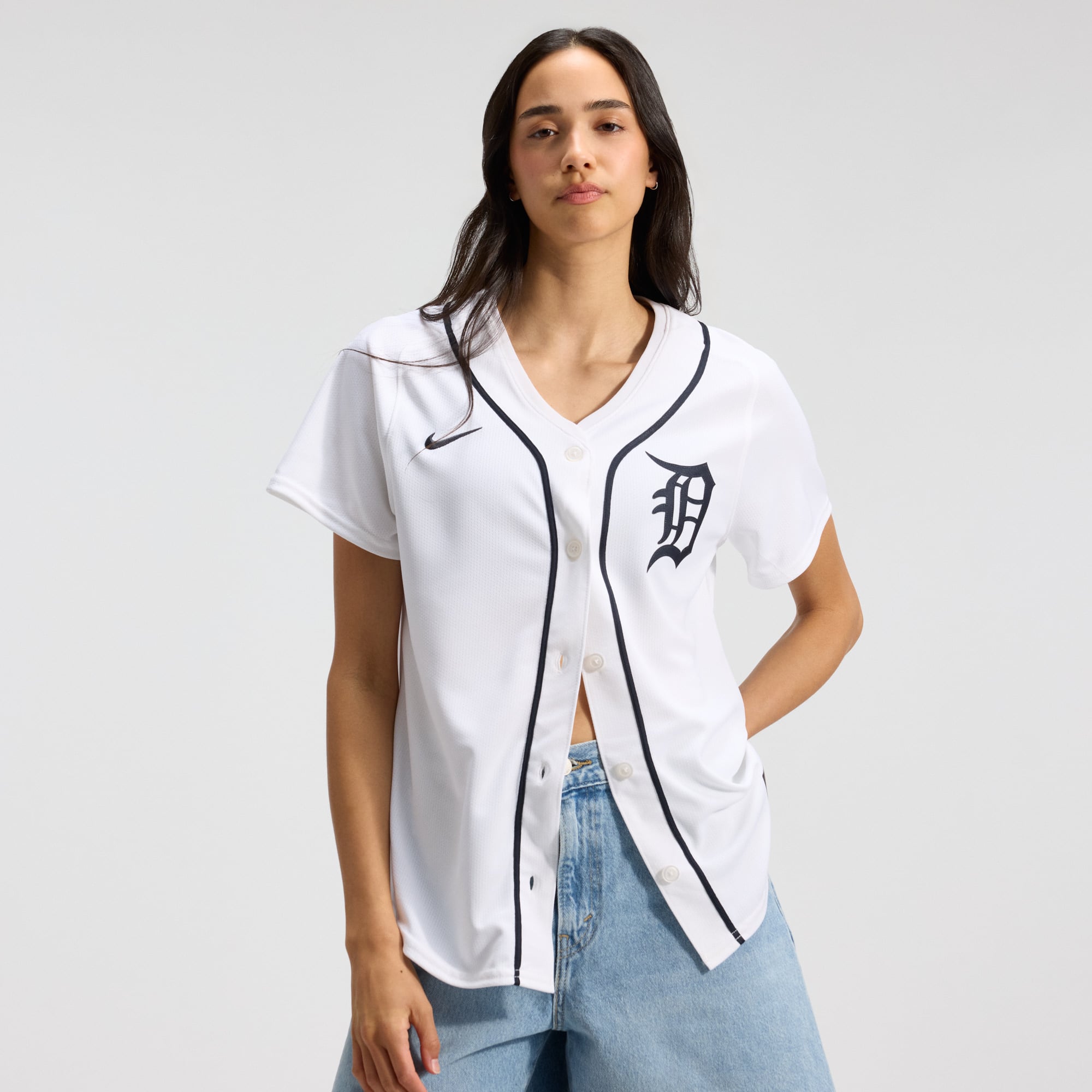 Women's Nike White Detroit Tigers Home Limited Jersey