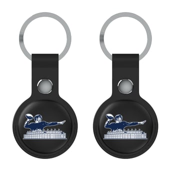 Keyscaper New York Giants Black Leatherette AirTag Holder 2-Pack
