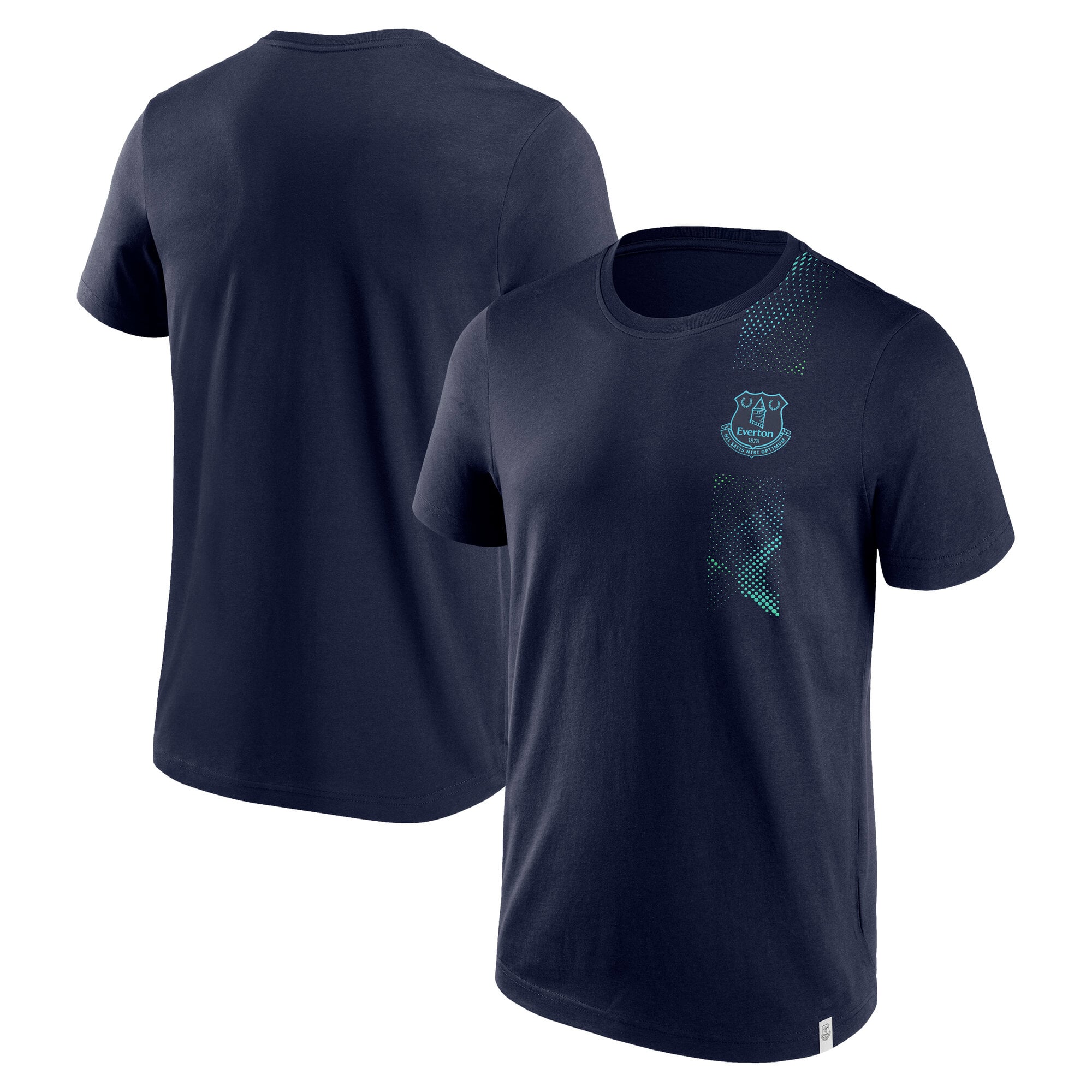 Everton Lo Fi Gradient Graphic T-Shirt Blue - Mens