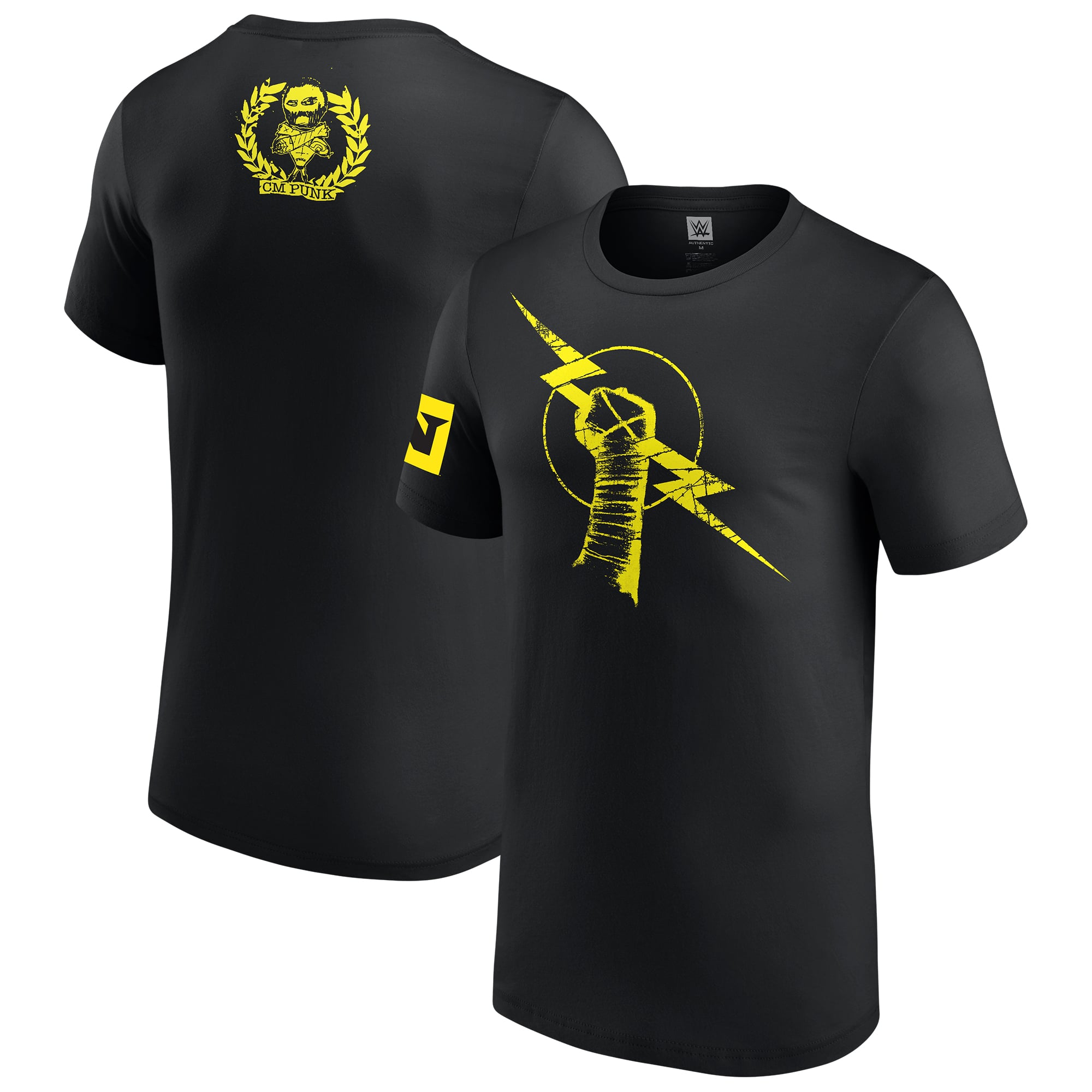 Men's Black CM Punk Nexus Retro T-Shirt