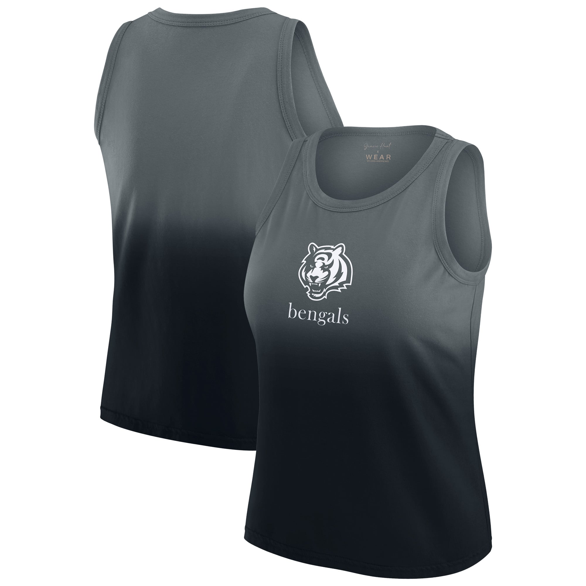 Women’s WEAR by Erin Andrews x Gracie Hunt Black Cincinnati Bengals Ombre Tank Top Women’s WEAR by Erin Andrews x Gracie Hunt Black Cincinnati Bengals Ombre Tank Top