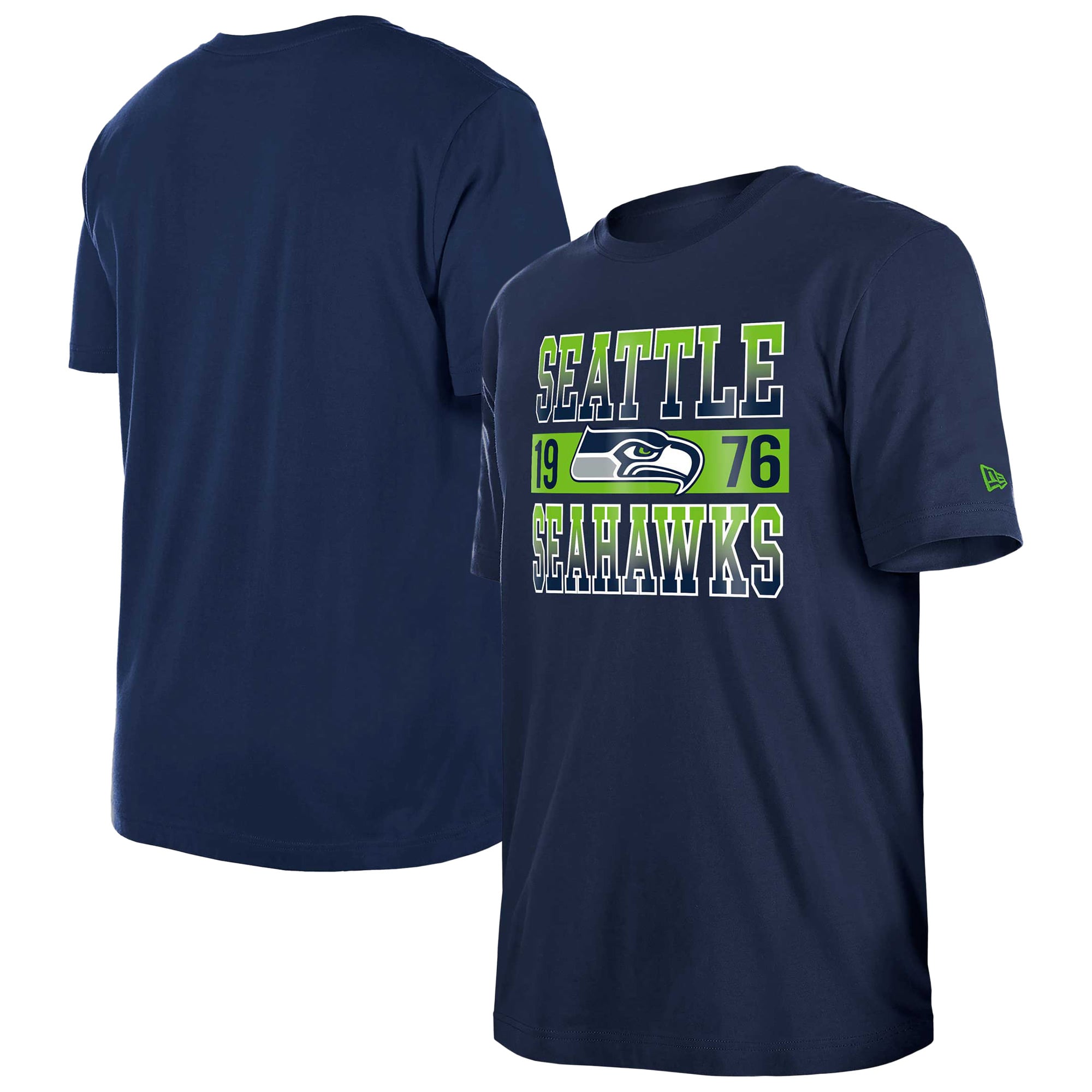Men’s New Era College Navy Seattle Seahawks City Team T-Shirt Men’s New Era College Navy Seattle Seahawks City Team T-Shirt