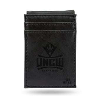 UNC Wilmington Seahawks Personalized Front Pocket Wallet