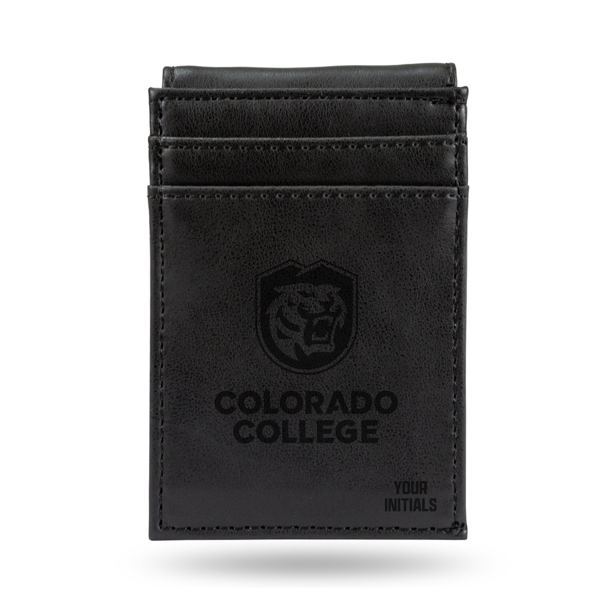 Colorado College Tigers Personalized Front Pocket Wallet