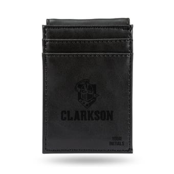 Clarkson Golden Knights Personalized Front Pocket Wallet