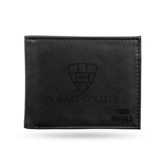 Hobart & William Smith Colleges Personalized Billfold Wallet