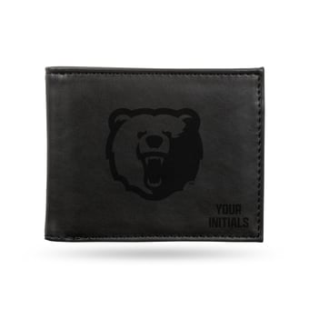 Black Morgan State Bears Personalized Billfold Wallet