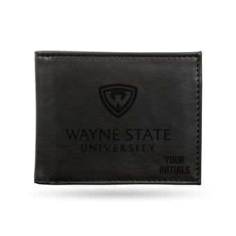 Wayne State Warriors Personalized Billfold Wallet
