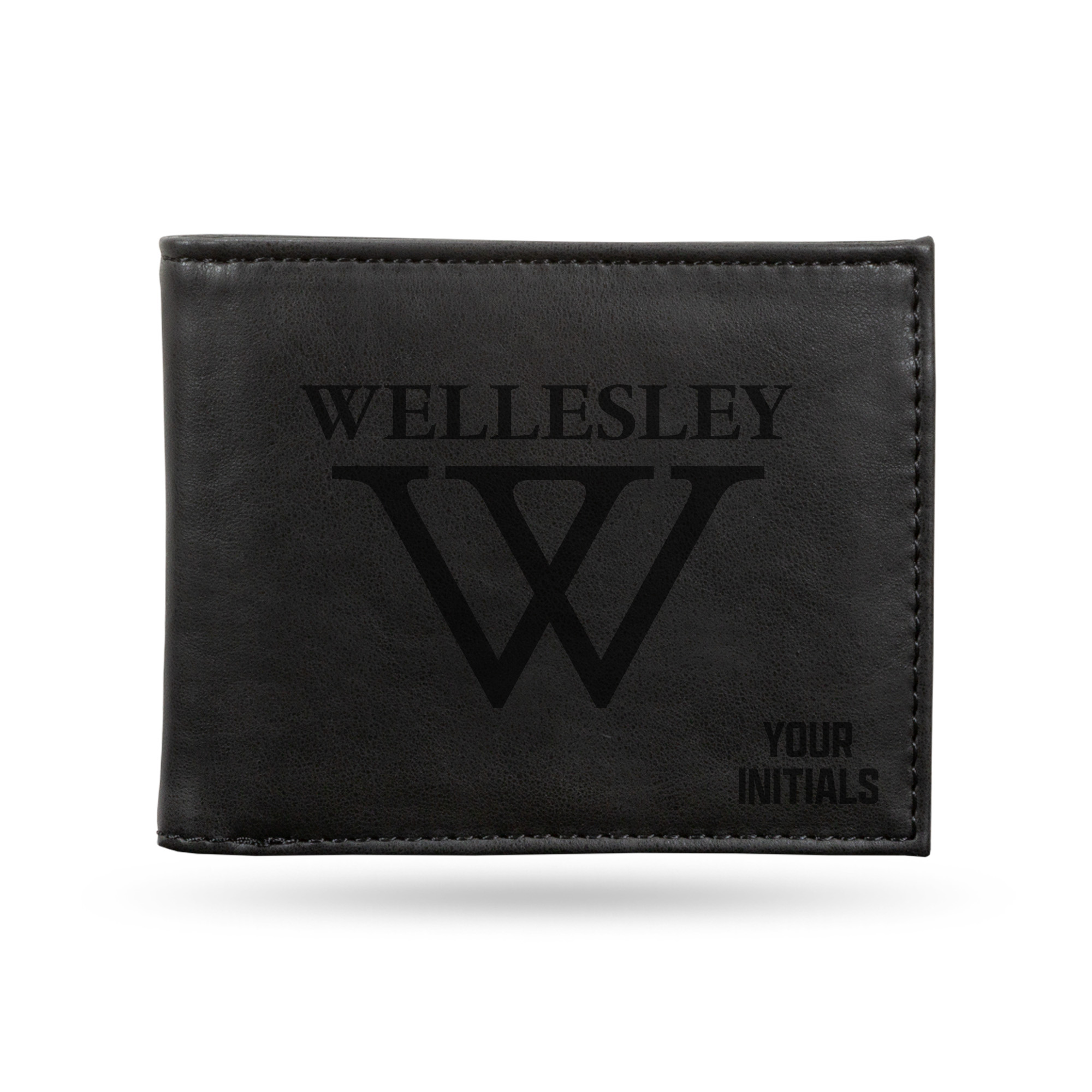 Wellesley Blue Personalized Billfold Wallet