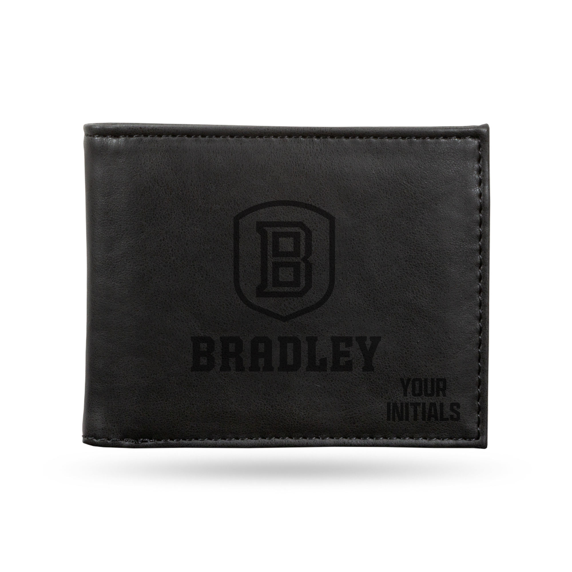 Bradley Braves Personalized Billfold Wallet