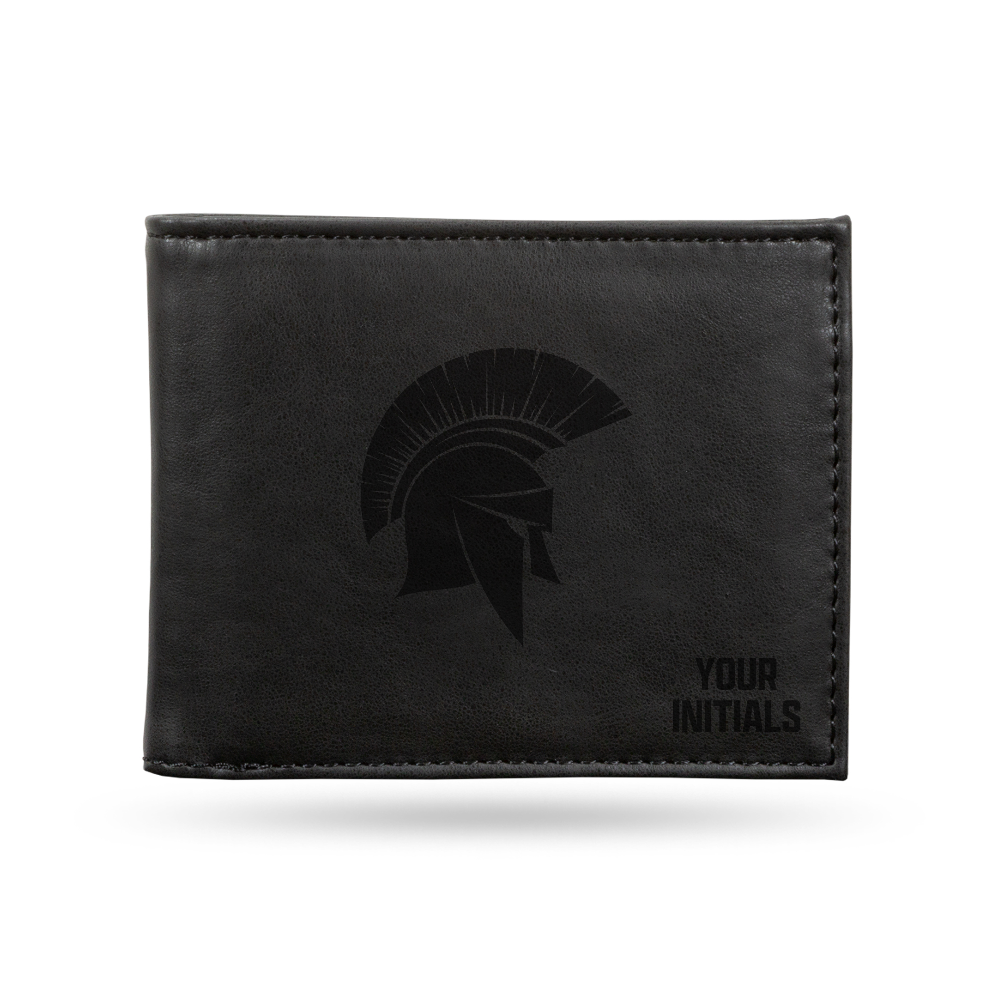 Black Case Western Reserve Spartans Personalized Billfold Wallet