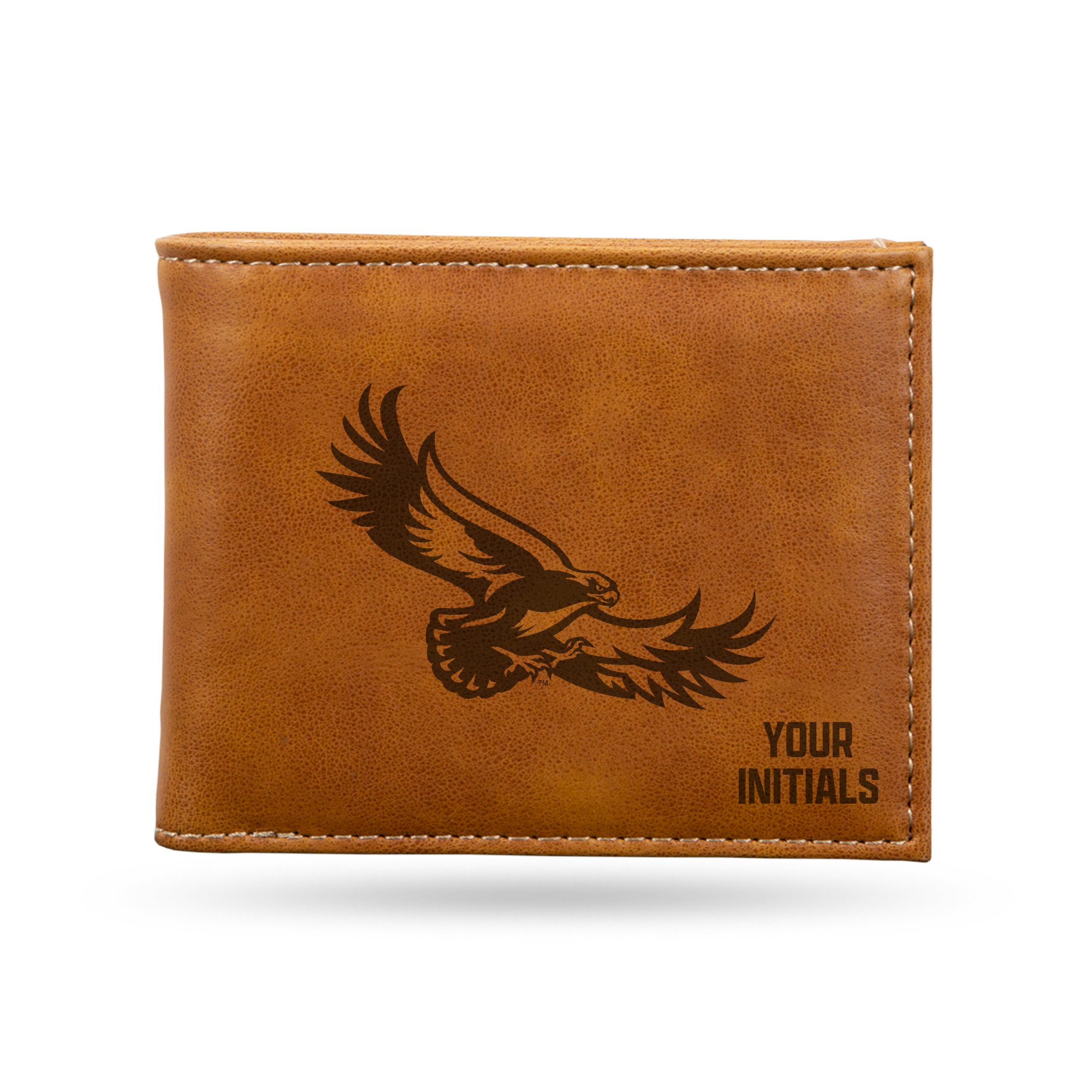 Brown Saint Joseph's Hawks Personalized Billfold Wallet