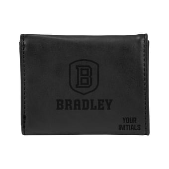Bradley Braves Personalized Trifold Wallet