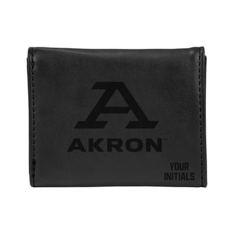 Akron Zips Personalized Trifold Wallet