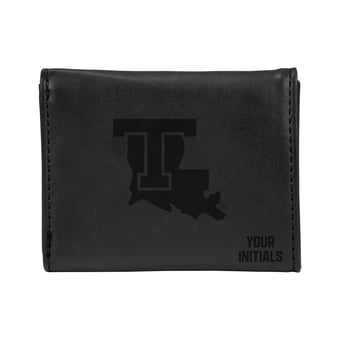 Louisiana Tech Bulldogs Personalized Trifold Wallet