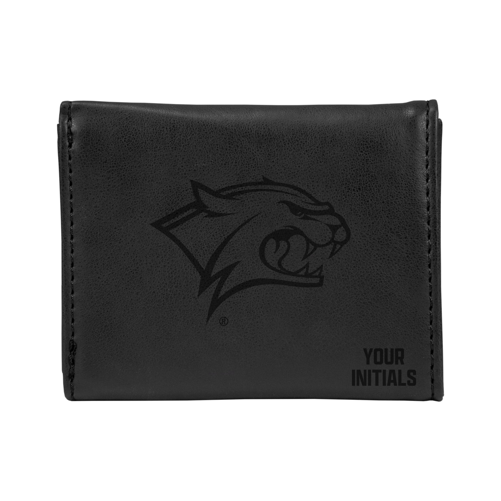 New Hampshire Wildcats Personalized Trifold Wallet