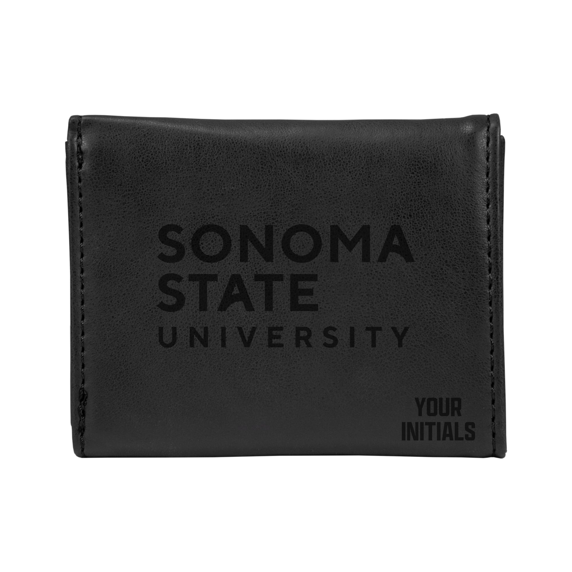 Sonoma State Seawolves Personalized Trifold Wallet