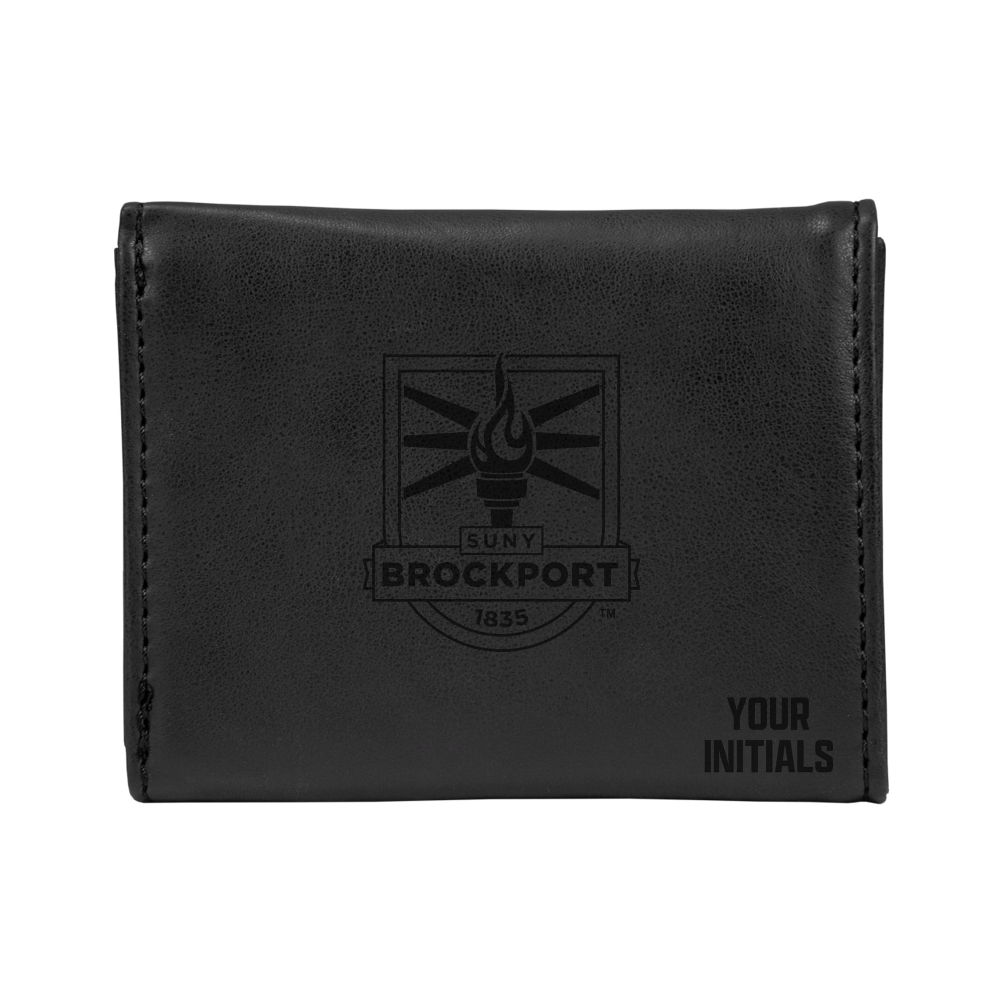 SUNY Brockport Golden Eagles Personalized Trifold Wallet