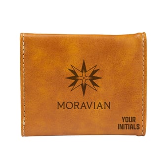 Brown Moravian Greyhounds Personalized Trifold Wallet