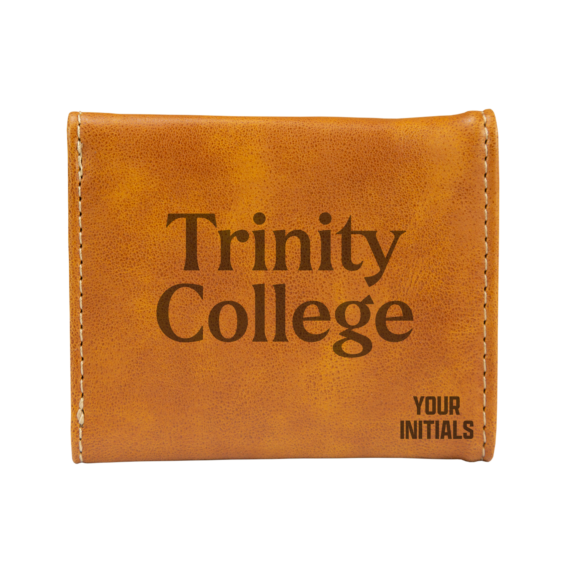 Brown Trinity Bantams Personalized Trifold Wallet