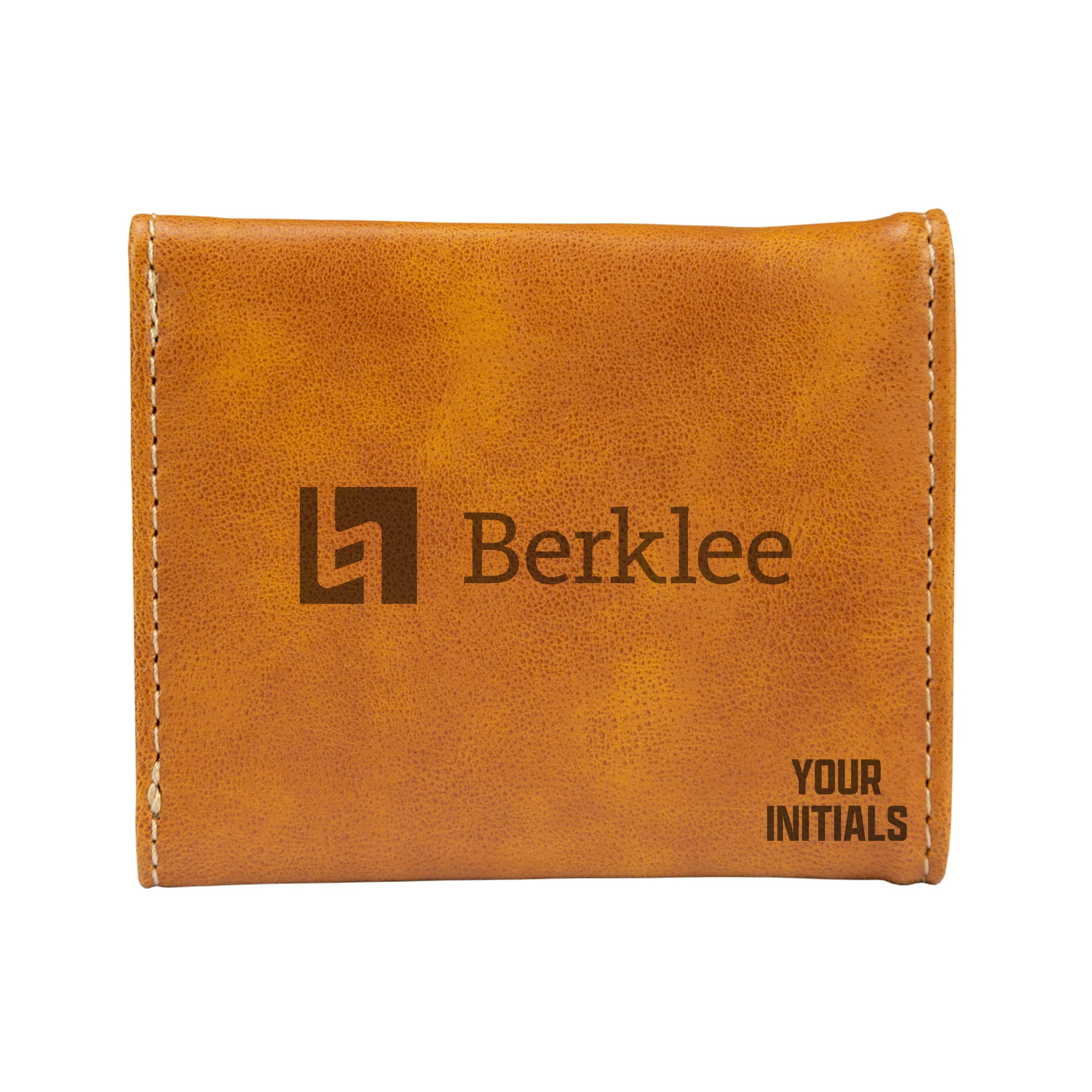 Brown Berklee College of Music Personalized Trifold Wallet
