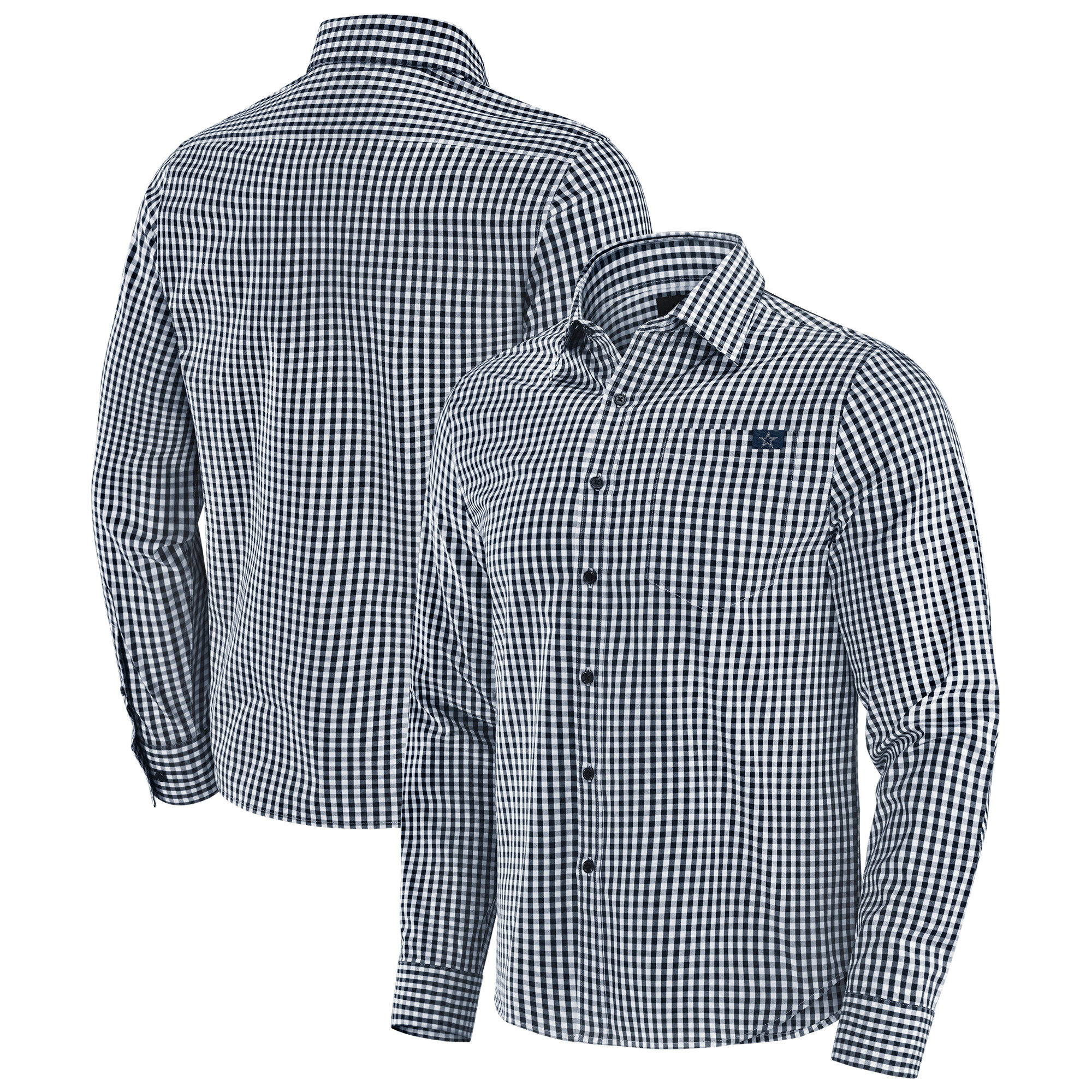 Men's J. Palmer Navy Dallas Cowboys Dual Threat Long Sleeve Button-Up Shirt