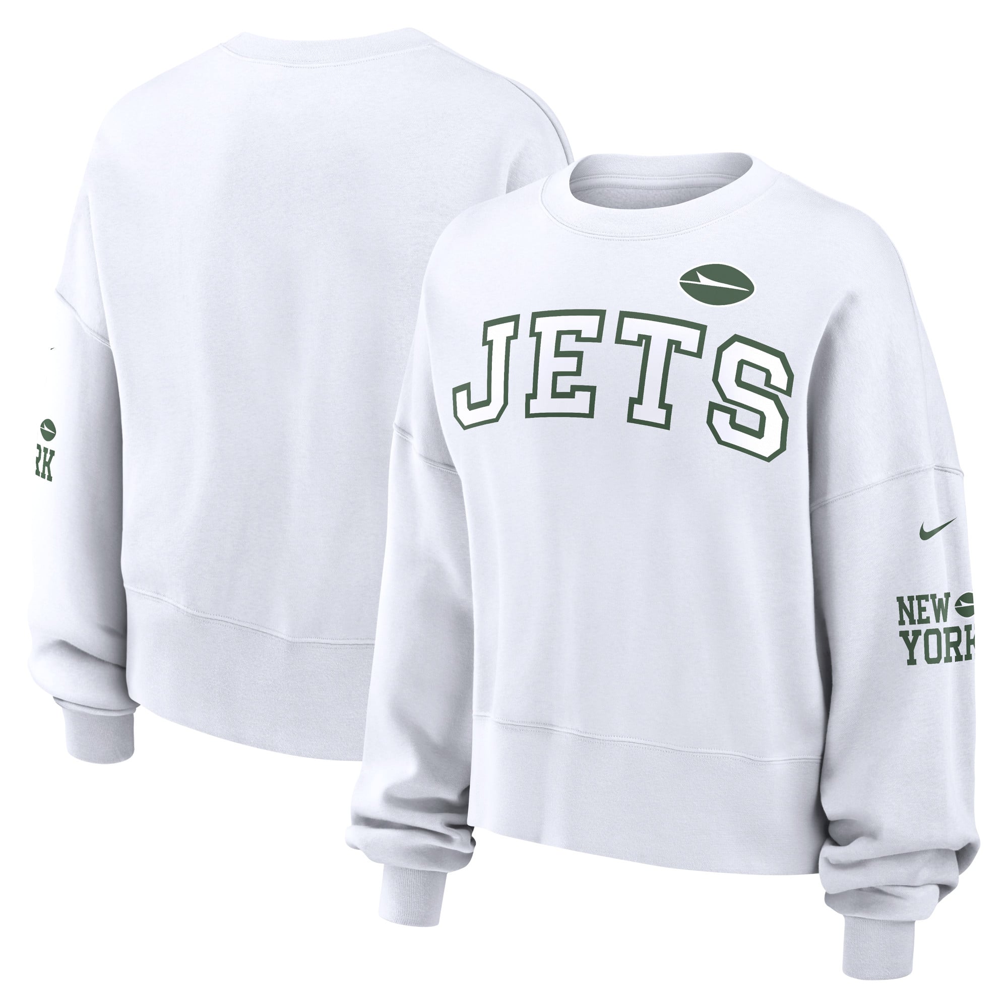 Fleece New York Jets Nike Phoenix Oversized Crew