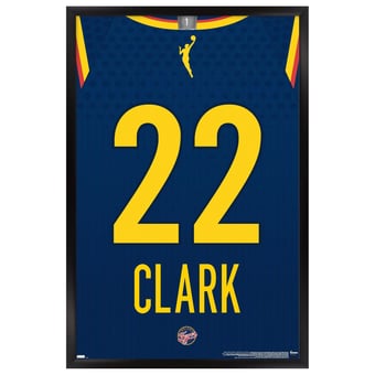 Caitlin Clark Indiana Fever 23" x 34" Framed Jersey Poster