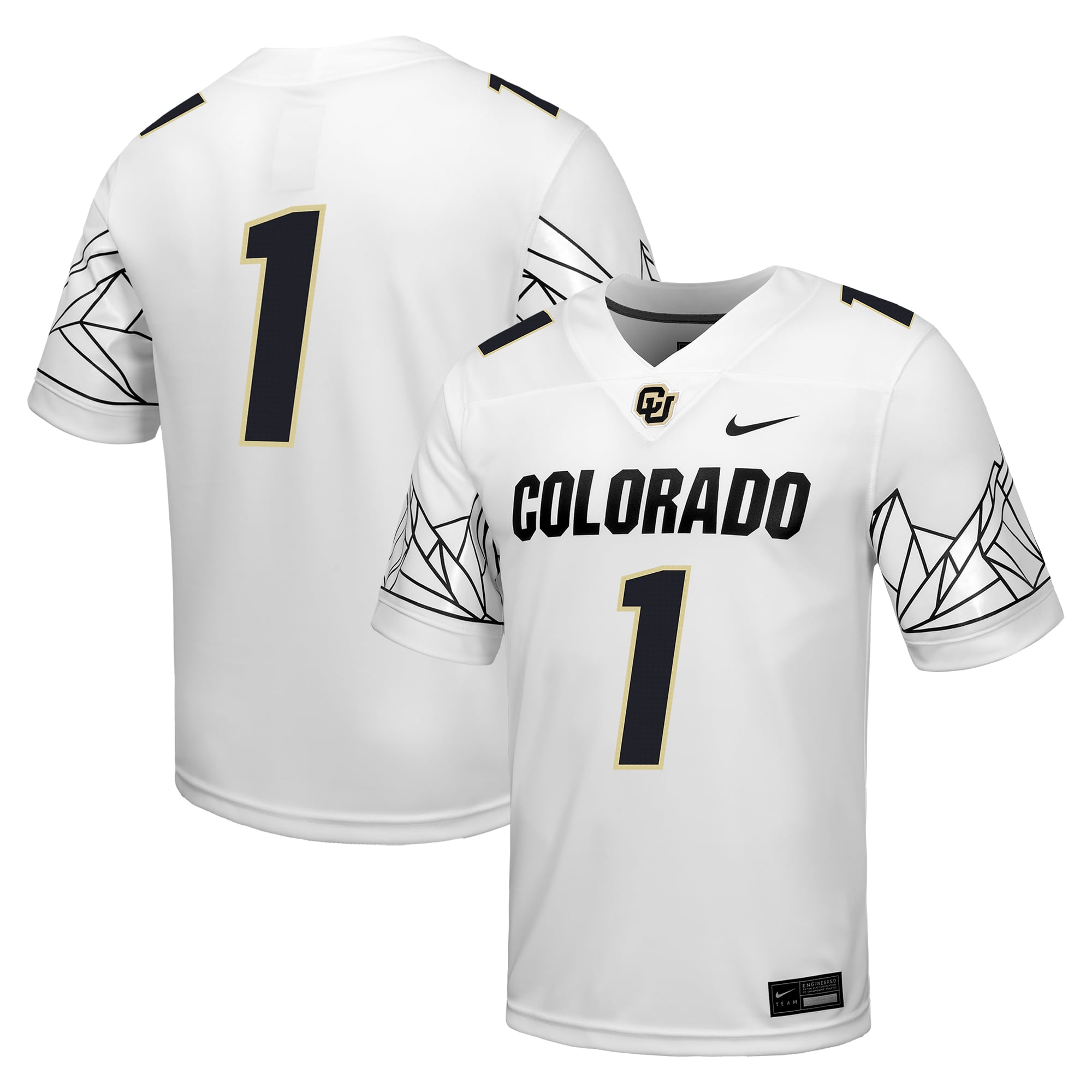 Men's Nike White Colorado Buffaloes Untouchable Game Jersey