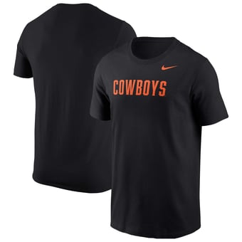 Men's Nike Black Oklahoma State Cowboys Logo T-Shirt